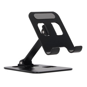 Cell Phone Stand, Phone Desk Stand Black Stylish High Stability  For Reader