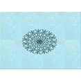 thumbnail image 1 of Ahgly Company Machine Washable Indoor Rectangle Transitional Electric Blue Area Rugs, 2' x 3', 1 of 7
