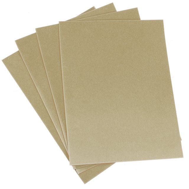 Uxcell Patchs en Velours Autocollants Patchs de Réparation Beige 4 Pcs