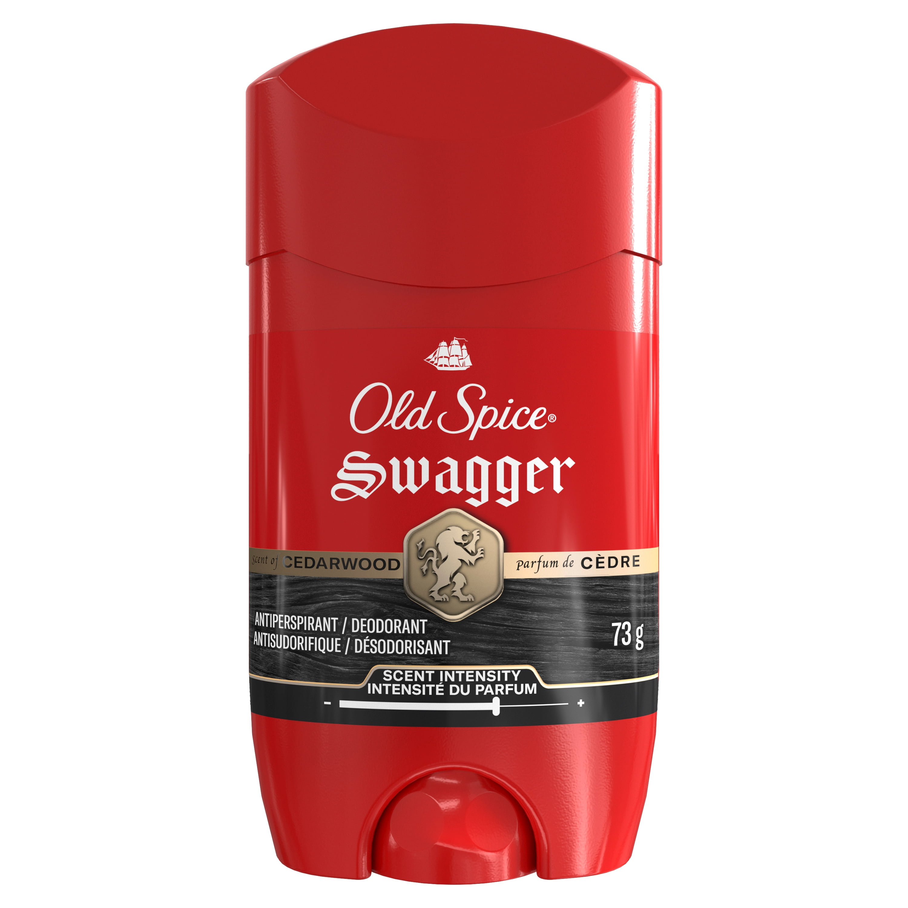 Antisudorifique et désodorisant pour hommes Old Spice Collection Rouge, parfum Swagger, protection durable, 73 g