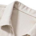 thumbnail image 5 of Sentmoon Men Tshirt Plus Size Loose Turndown Collar Short Sleeve Stretchy Mens Spring Outfits Solid Color Mens Going out Tops Delightful for Running or Jogging Beige L, 5 of 5