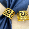 thumbnail image 3 of 20Pack Gold Napkin Rings,Hollow Out Metal Napkin Ring Set,1.77 Inch for Table Decoration Wedding Birthday and Any Events, 3 of 6