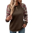 thumbnail image 3 of Sentmoon Manteau pour Femme Grande Taille Manteaux d'Hiver pour Dames à Manches Longues Chandails à Capuchon à Col Rond Automne et Hiver Léger et Chaud pour la Randonnée et l'Escalade Brun TG, 3 of 9