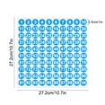 thumbnail image 3 of QTOCIO 1 Inch 1 To 100 Number Combination Stickers Sheets For Note Decoration, 3 of 4