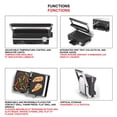 thumbnail image 3 of Starfrit The Rock Panini Press - Rock.Tec Non-Stick Reversible Plate - Opens 180 Degrees - Adjustable Temperate Control, 3 of 9