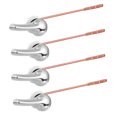 thumbnail image 4 of VILLCASE 4pcs Toilet Tank Flush Lever Handle Universal Front Mount Toilet Handle Replacement Fits Most Toilets, 4 of 9