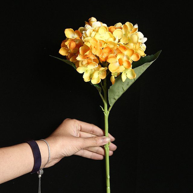 SDNall Artificial Flower Hydrangea Fake Silk Flower Home Wedding Party Floral Decor