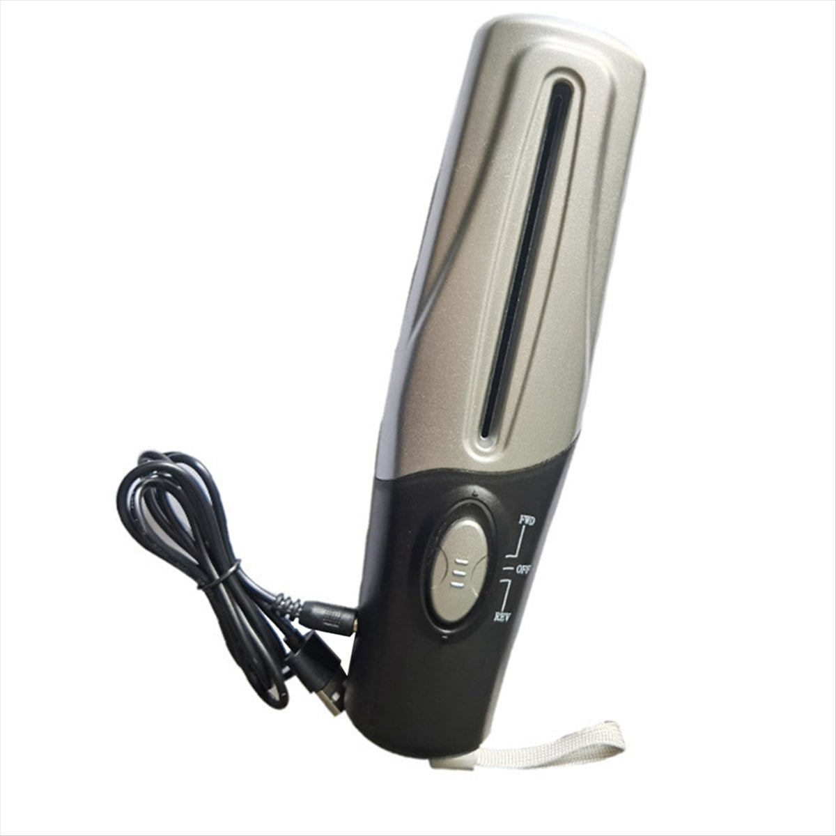 Usb Portable Paper Shredder Multifunctional Mini Electric Paper Shredder Document Strip Cutter Office Stationery,1x Handheld Paper Shredder 1x USB Cable,Silver Black