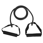 Qiilu Exercise Cord Tube Band with Handles Resistance Band Theraband Pliates Training, Theraband, Resistance Band