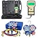 thumbnail image 3 of ZENY Portable 220 Lbs Digital Refrigerant Electronic Charging Scale HVAC AC R134a Manifold Gauge Set with Case, 3 of 4