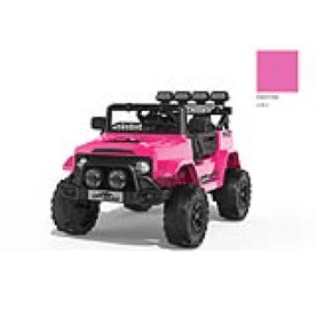 12V Kids Ride on Truck, Ride on Jeep Car with Remote Control, Electric Vehicle for Kids,Spring Suspension,Bluetooth Speaker,Multi Music Modes,3 Speeds,LED Lights