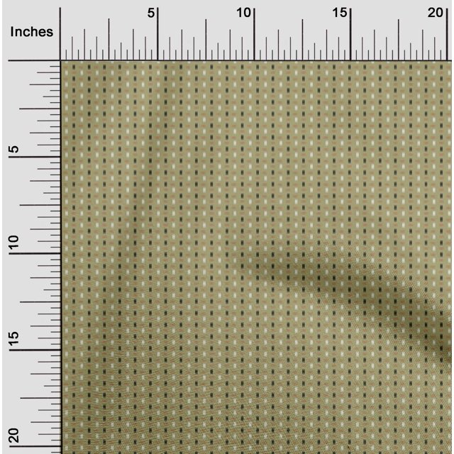 oneOone Silk Tabby Fabric Basketweave Geometric Print Fabric BTY 42 Inch Wide