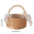 thumbnail image 4 of BotaniNest Outdoor Woven For Picnic Gardening And Storage Handmade Natural Planter, 4 of 5