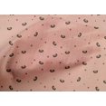 thumbnail image 4 of oneOone Cotton Cambric Fabric Dot & Face Dog Print Sewing Fabric BTY 56 Inch Wide, 4 of 4