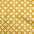 thumbnail image 1 of oneOone Velvet Mustard Yellow Fabric Check Sewing Craft Projects Fabric Prints By Yard 58 Inch Wide, 1 of 4