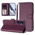 thumbnail image 3 of GANGXUN Wallet Case for Samsung Galaxy A17 – Magnetic Closure, RFID Blocking, Wrist Strap, Wireless Charging Compatible, 3 of 6