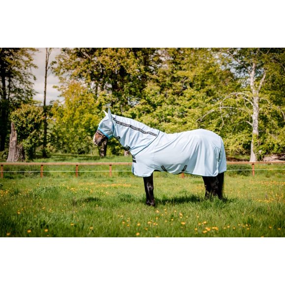Horseware Tapis Anti-Insectes Amigo Ireland Azurblue/noir 81