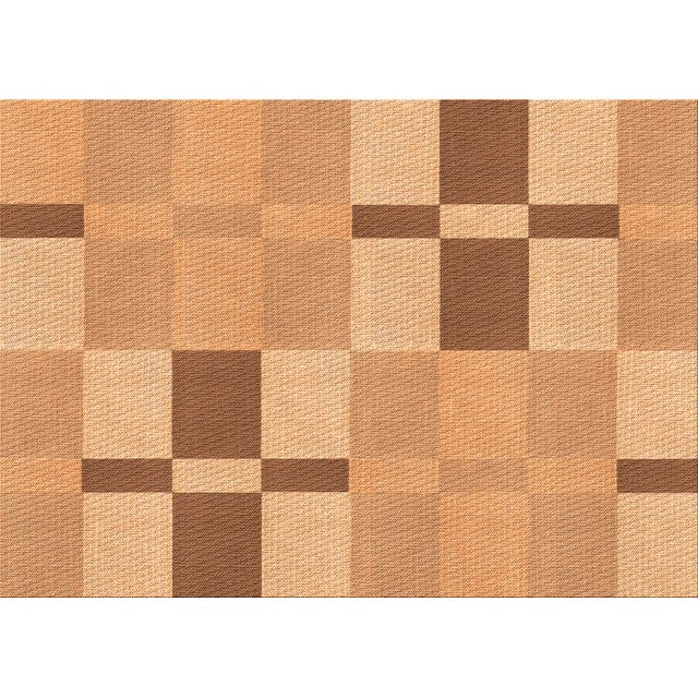 Ahgly Company Machine Washable Indoor Rectangle Transitional Yellow Orange Area Rugs, 7' x 9'