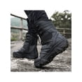 thumbnail image 4 of LUXUR Bottes de Combat pour Hommes Bout Rond Bottes Tactiques Bottillons de Travail Montants Respirants Hommes Noir 13, 4 of 9