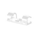 thumbnail image 3 of Maoww Cable Organizer Buckle Home Office Tabletop Wall Mounted Adhesive Cable Wire Fixing Clip, Transparent, 20pcs, 3 of 7