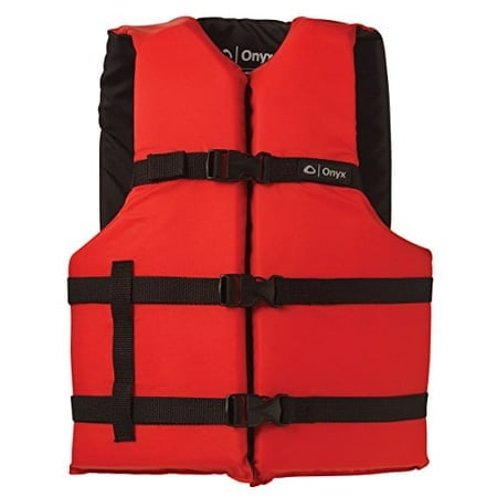 Onyx General Purpose Life Jacket, Youth, Red