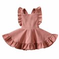 thumbnail image 1 of Robe en Velours Côtelé à Volants pour Fille 6M-5Y, 1 of 4