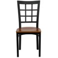 thumbnail image 5 of Bowery Hill Black Window Back Dining Chair in Cherry, 5 of 5