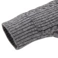 thumbnail image 4 of Chandail Ajusté pour Homme, Chandail Tricoté à Manches Longues avec Col Rabattu, Tenue Décontractée de Base pour l'Automne et l'Hiver, 4 of 9
