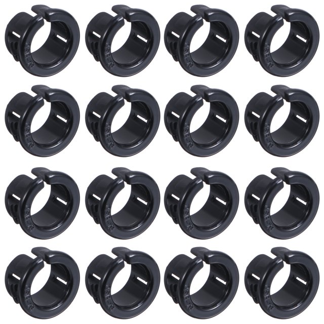 100 Pcs Tuyau de Câble Verrouillage à Enclenchement Œillet Bague Nylon Protecteur Œillet