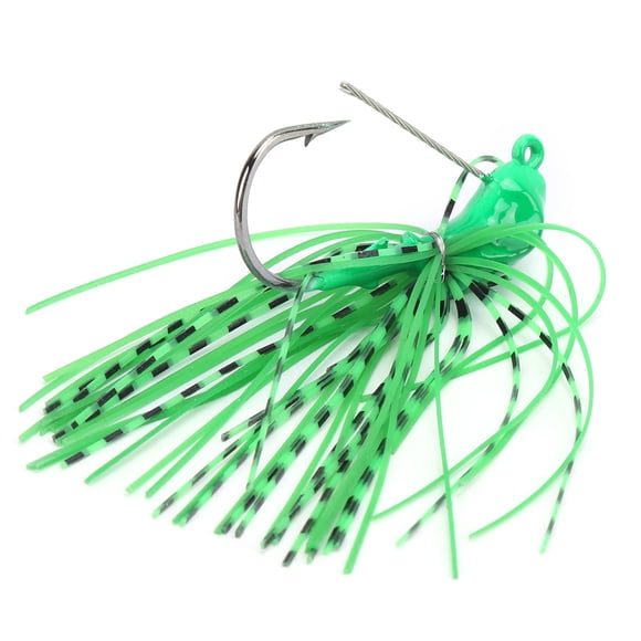 Spinnerbait pour Achigan, Appât Leurre de Pêche à l'Achigan Leurre de Pêche Appât pour Achigan de Mer pour Étang Rivière Eau Douce Eau Salée Vert,Jaune,Noir