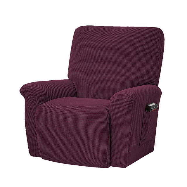 WRXMIJNHGSA Sofa Cover Under $30 Super Stretch Recliner Cover Recliner Couch Covers Recliner Chair Cover Form Fitted Non Slip Reclining Slipcovers For Standard Large Recliner Soft Thick