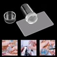 thumbnail image 2 of 1 Set Clou Art Stamper Haute Durabilité Surface Lisse Taille Compacte Bonne Élasticité Détachable Large Application Réutilisable Nai Clair, 2 of 10