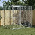 thumbnail image 1 of vidaXL Chenil Extérieur pour Chien Argent 2x2x2 m Acier Galvanisé, 1 of 2