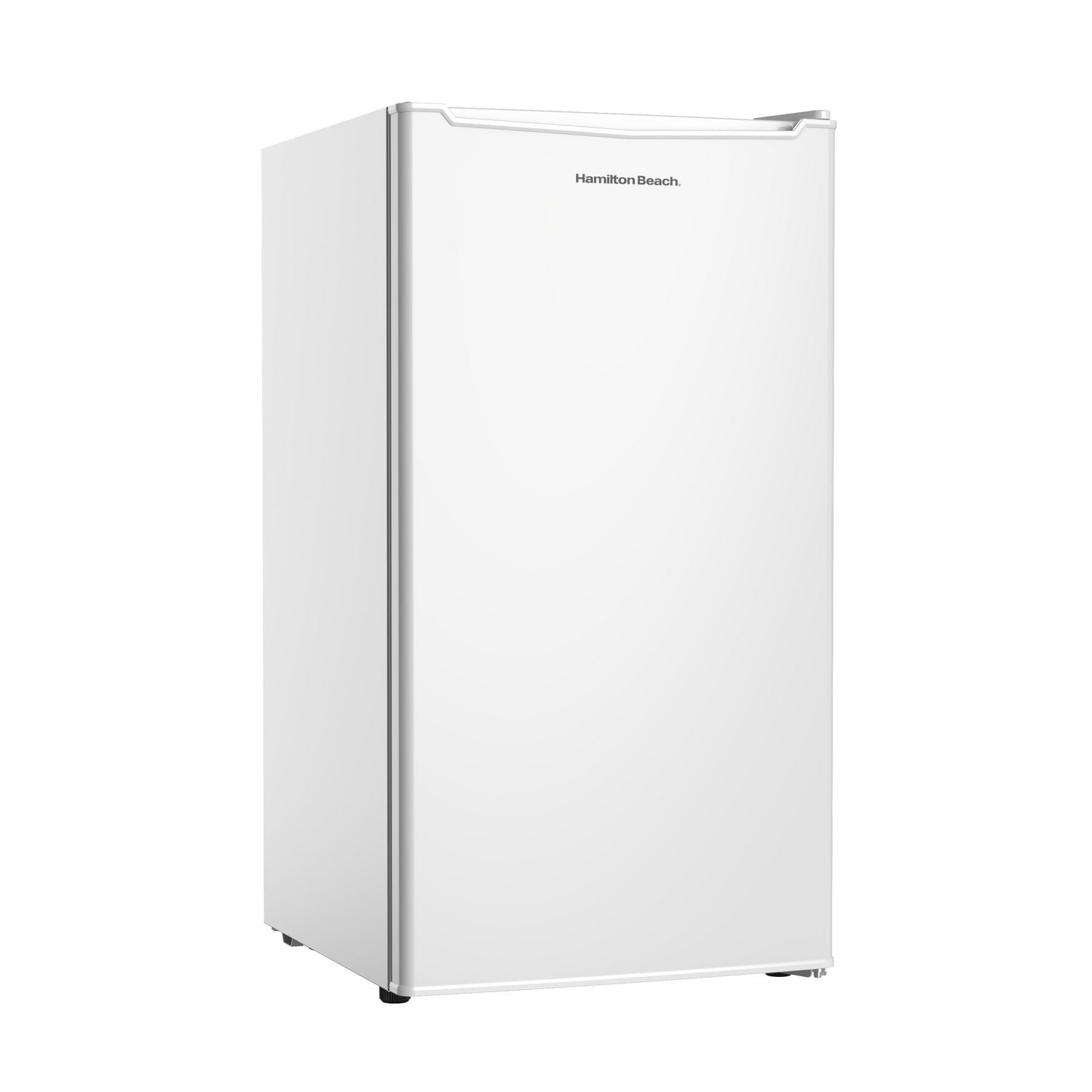 Hamilton Beach Mini Réfrigérateur 3,3 pi³ avec compartiment congélateur, réfrigérateur compact à porte simple, Energy Star, porte réversible, Blanc