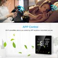 thumbnail image 3 of Home Wi-Fi Smart Thermostat Digital Temperature Controller APP Control LCD Display Touch Screen Week Programmable Electric Floor Heating Thermostat for Home School Office Hotel 16A, 3 of 7