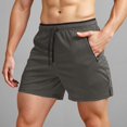 thumbnail image 2 of Men's Running Shorts with Zipper Pockets Gym Athletic Workout 5" Shorts for Men, 2 of 5