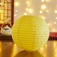 thumbnail image 1 of Paper Lanterns Yellow Paper Lanterns 30x30cm Traditional Solid Color Lampshade for Spring Courtyard Decoration 1Pcs JASKFLY, 1 of 9