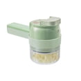thumbnail image 1 of 4 in 1 Handheld Electric Food Cutter Set, Wireless Food Processor for Fruits, Vegetables and Meat Green, 1 of 5