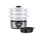thumbnail image 1 of Hamilton Beach 3-Tier Digital Food Steamer, Black, 8.25 Quart Capacity, Model 37545MNC, 1 of 8