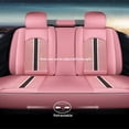 thumbnail image 2 of Maidao Universal Car Seat Covers Waterproof for Chevrolet for Colorado 2015-Present 5 Seats Front Rear Cushion Protector with Pillow and Headrest Pink, 2 of 6