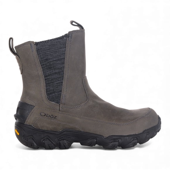 Oboz Men's Big Sky II Mid Iron Insulated Waterproof Slip-On Boots - 8.5