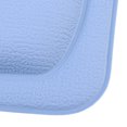 thumbnail image 3 of Coussin de Bain Éponge Relaxante Repose-Tête Imperméable avec Ventouses (Bleu Foncé), 3 of 7