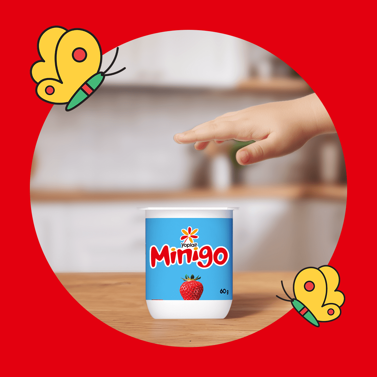 Yoplait 2 % Minigo Duo, Variété, Collation pour Enfants, 6x60g