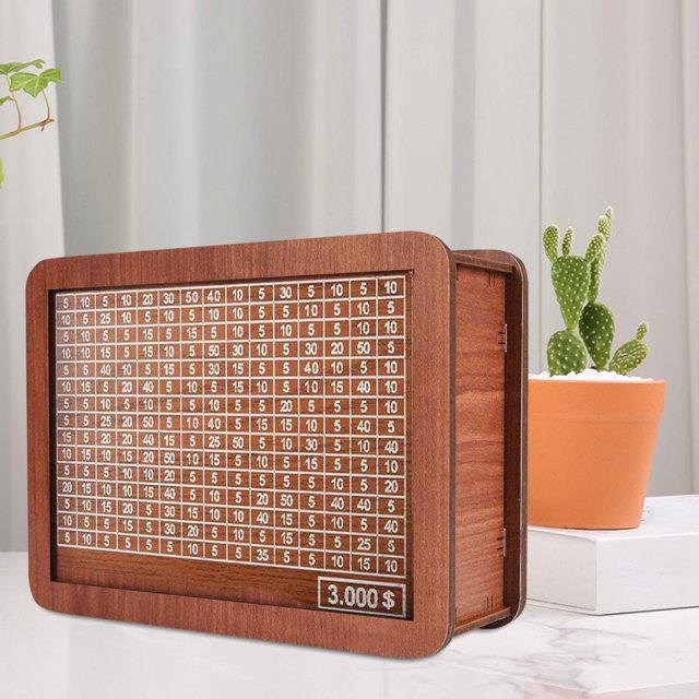 Money Box with Counter Creative Retro Money Saver for Friend Gift Boys Girls 3000 USD