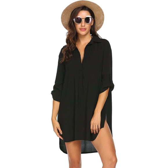 Women's Swimsuit Beach Cover Up Shirt Bikini Beachwear Bathing Suit Beach Dress