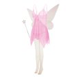thumbnail image 2 of SUNSIOM Ensemble de Costume Fairy pour Femmes Robe Caraco en Dentelle et Maille Fairy Ailes Baguette Bas à Paillettes Ensemble 4 Pcs, 2 of 8