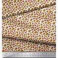thumbnail image 3 of Soimoi Moss Georgette Fabric Coke & Burger Food Print Fabric by Yard 42 Inch Wide, 3 of 3