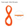 thumbnail image 2 of Uxcell Elastic Cord Heavy Stretch String Rope for Crafting DIY Sewing Hook Straps Camping Tie Down Strap Orange 1.5mm x 100m, 2 of 5