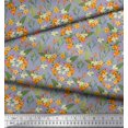 thumbnail image 3 of Soimoi Rayon Fabric Cactus,Leaves & Tropical Flower Floral Decor Fabric Printed Yard 42 Inch Wide, 3 of 3