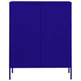 thumbnail image 2 of vidaXL Storage Cabinet Navy Blue 80x35x101.5 cm Steel, 2 of 5